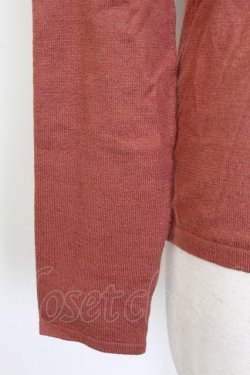 画像4: axes femme / 肩レースシンプルニットプルオーバー M ブラウン T-26-02-23-037-AX-TO-SA-ZT