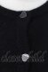 画像3: MILK / ハートボタンカーディガン  ブラック T-26-02-23-038-ML-TO-SA-ZT (3)