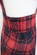 画像3: MILK / TOY CHECKジャンスカ  ネイビーＸレッド T-26-02-23-039-ML-OP-SA-ZT (3)