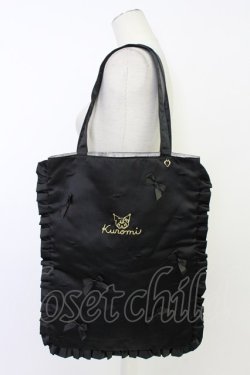 画像1: サンリオ / エンジョイアイドルトートバッグ  黒 T-26-02-23-007-EL-BG-SA-ZT