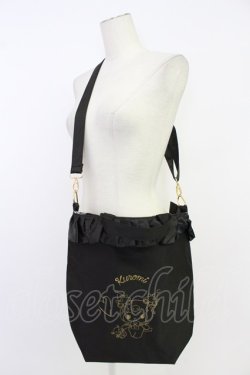 画像1: サンリオ / クロミトートバッグ  黒Ｘゴールド T-26-02-23-008-EL-BG-SA-ZT