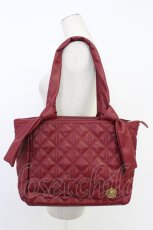 画像1: m petit by misako / NINA'Sキルティングトートバッグ  ボルドー T-26-02-23-010-LO-BG-SA-ZTK038 (1)