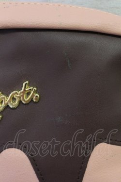 画像3: Q-pot. / メルティーラウンドショルダーバッグ  ピンクＸブラウン T-26-02-23-011-QP-BG-SA-ZT