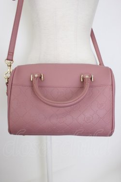 画像2: Maison de FLEUR / モノグラムボストンバッグ  ピンク T-26-02-23-014-LO-BG-SA-ZT