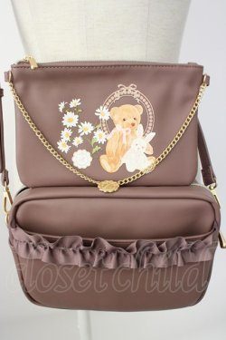 画像3: m petit by misako / ポーチ付きショルダーバッグ  濃紫 T-26-02-23-016-LO-BG-SA-ZT