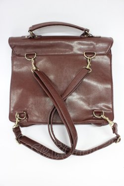 画像2: F i.n.t / 2ポケットサッチェルバッグ  ブラウン T-26-02-23-017-CA-BG-SA-ZT