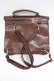 画像2: F i.n.t / 2ポケットサッチェルバッグ  ブラウン T-26-02-23-017-CA-BG-SA-ZT (2)