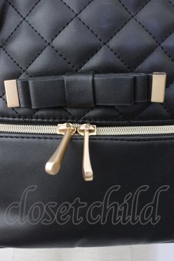 画像3: m petit by misako / リュック  黒Ｘゴールド T-26-02-23-018-LO-BG-SA-ZT