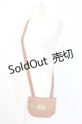 KANEKO ISAO / 花刺繍ポシェット  ブラウン T-26-02-23-019-EL-BG-OW-ZTK038