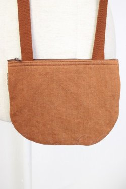 画像2: KANEKO ISAO / 花刺繍ポシェット  ブラウン T-26-02-23-019-EL-BG-OW-ZT