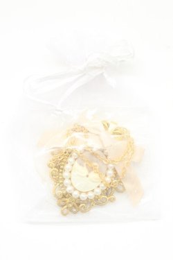 画像5: Amavel / リボン&スワンパールネックレス  ゴールド T-26-02-24-030-CA-AC-SA-ZT