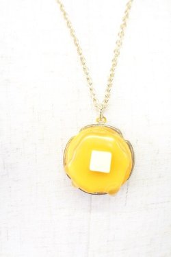 画像2: Q-pot. / メープルシロップパンケーキネックレス  ブラウン T-26-02-24-031-QP-AC-SA-ZT