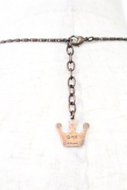 画像4: Q-pot. / 白雪姫/アップルパイネックレス  ブラウン T-26-02-24-032-QP-AC-SA-ZT