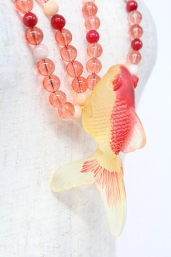 画像2: WONDERFUL WORLD / 金魚ネックレス  赤 T-26-02-24-034-LO-AC-SA-ZT