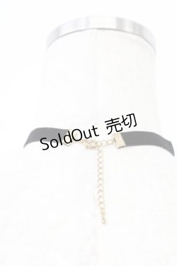 画像3: Amavel / クロスチョーカー  黒ＸGールドＸ白 T-26-02-24-035-CA-AC-SA-ZT