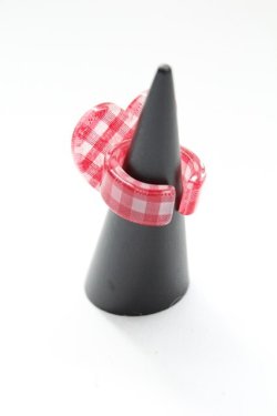 画像2: Angelic Pretty / Lovelyギンガムリング  赤チェック T-26-02-24-037-AP-AC-SA-ZT