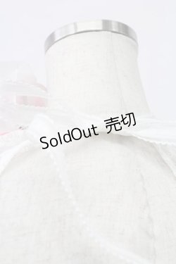 画像3: BABY,THE STARS SHINE BRIGHT / くみゃPrincessコサージュチョーカー  白Ｘピンク T-26-02-24-046-BA-ZA-SA-ZT