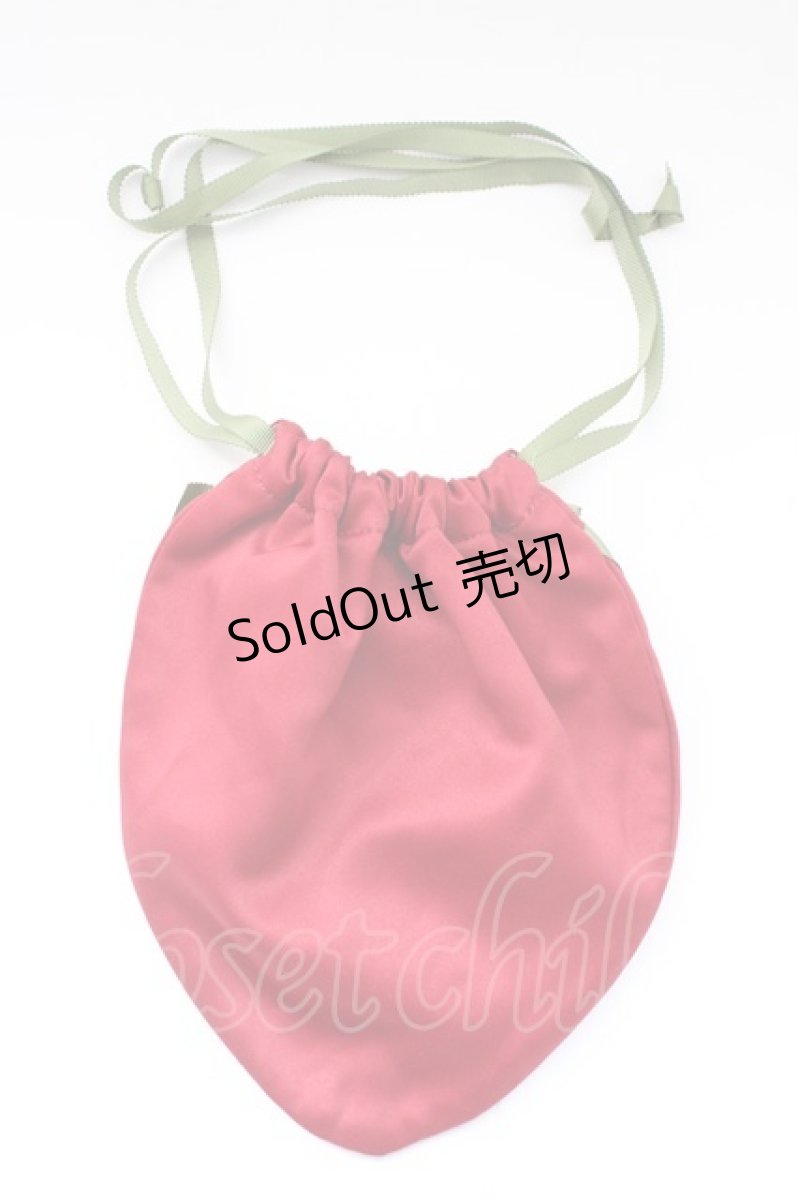画像2: Maison de FLEUR / いちご巾着  赤Ｘ緑 T-26-02-24-053-LO-ZA-SA-ZT633 (2)