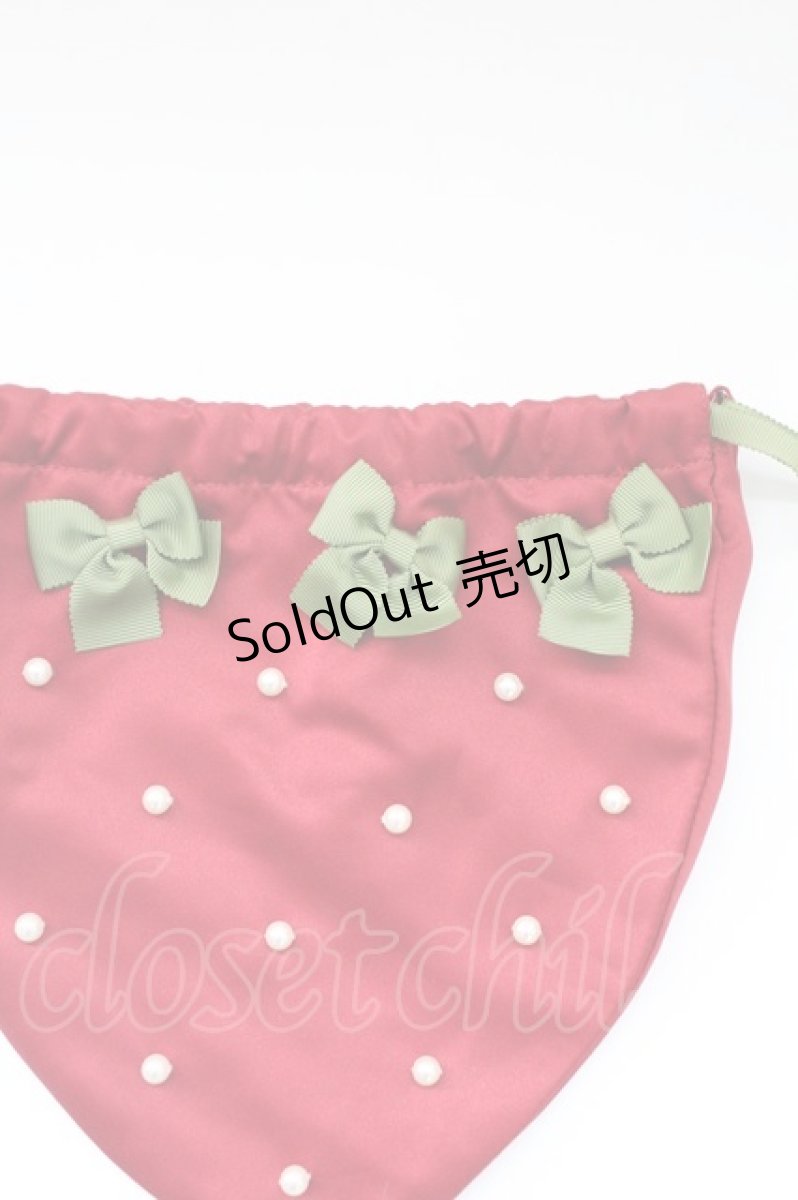 画像3: Maison de FLEUR / いちご巾着  赤Ｘ緑 T-26-02-24-053-LO-ZA-SA-ZT633 (3)