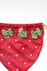 画像3: Maison de FLEUR / いちご巾着  赤Ｘ緑 T-26-02-24-053-LO-ZA-SA-ZT633 (3)