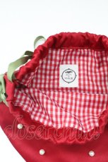画像4: Maison de FLEUR / いちご巾着  赤Ｘ緑 T-26-02-24-053-LO-ZA-SA-ZT633 (4)