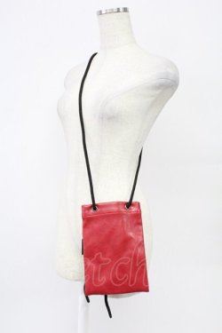 画像2: Moi-meme-Moitie / ロゴプレートミニショルダーバッグ  赤 T-26-02-24-057-MO-BG-SA-ZT