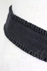 画像3: axes femme / 立体バラ×蝶ゴムベルト  ブラック×ゴールド T-26-02-24-065-AX-BL-SA-ZT633-F006 (3)