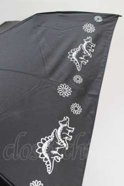 画像2: Candy Stripper / 折り畳み傘  黒Ｘ白 T-26-02-24-068-PU-ZA-SA-ZT