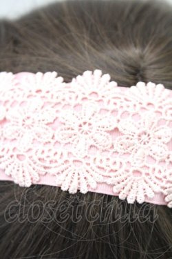 画像3: m petit by misako / TT*AMレースカチューシャ  中桃 T-26-02-24-011-LO-AC-SA-ZT
