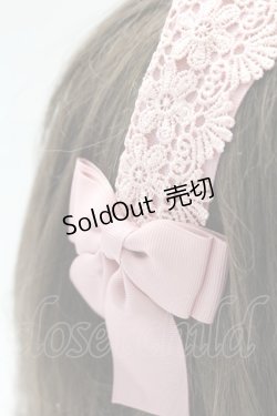 画像4: m petit by misako / TT*AMレースカチューシャ  中桃 T-26-02-24-011-LO-AC-SA-ZT633-F004