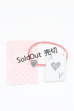 画像1: Shirley Temple / トランプヘアゴム  赤ゴム T-26-02-24-002-ET-AC-SA-ZT