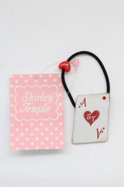 画像1: Shirley Temple / トランプヘアゴム  黒ゴム T-26-02-24-003-ET-AC-SA-ZT