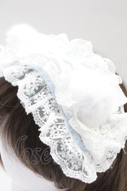 画像2: Chalmiere / ハッピードリームキティヘッドドレス  サックスＸ白 T-26-02-24-020-0-AC-SA-ZT