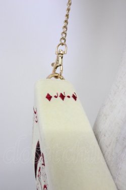 画像10: Fi.n.t / トランプチェーンバッグ  アイボリー×アカ T-26-02-25-015-CA-BG-OW-ZT