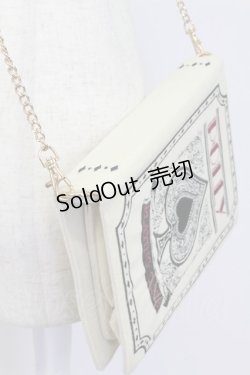 画像4: Fi.n.t / トランプチェーンバッグ  アイボリー×クロ T-26-02-25-016-CA-BG-OW-ZT