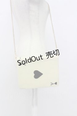 画像5: Fi.n.t / トランプチェーンバッグ  アイボリー×クロ T-26-02-25-016-CA-BG-OW-ZT