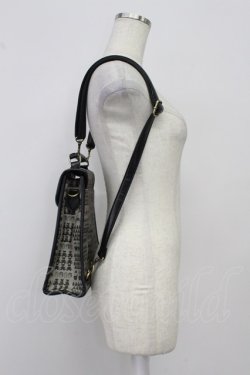 画像2: F i.n.t / テディベアチェック柄パイピングバッグ  ブラック T-26-02-25-020-CA-BG-OW-ZT