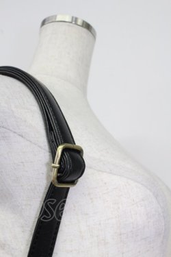 画像3: F i.n.t / テディベアチェック柄パイピングバッグ  ブラック T-26-02-25-020-CA-BG-OW-ZT