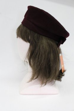 画像2: F i.n.t / パイピングリボンベレー帽  ワイン T-26-02-25-027-CA-AC-OW-ZT