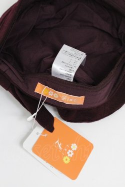 画像6: F i.n.t / パイピングリボンベレー帽  ワイン T-26-02-25-027-CA-AC-OW-ZT