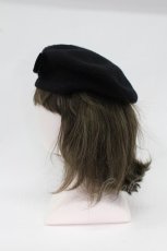 画像2: m petit by misako / AMモチーフリボンベレー帽 57.5cm クロ T-26-02-25-029-0-AC-OW-ZTK037 (2)