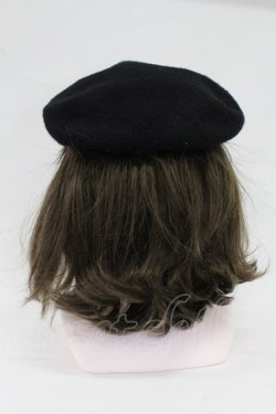 画像3: m petit by misako / AMモチーフリボンベレー帽 57.5cm クロ T-26-02-25-029-0-AC-OW-ZT