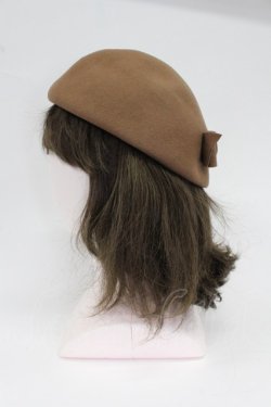 画像2: an another angelus / リボンデザインクラシカルベレー  ベージュ T-26-02-25-030-CA-AC-OW-ZT