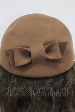 画像4: an another angelus / リボンデザインクラシカルベレー  ベージュ T-26-02-25-030-CA-AC-OW-ZT