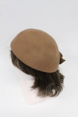画像5: an another angelus / リボンデザインクラシカルベレー  ベージュ T-26-02-25-030-CA-AC-OW-ZT
