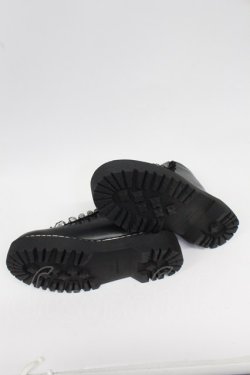 画像8: DearMyLove / ローヒールレースアップショートブーツ 25.5cm クロ T-26-02-25-032-EL-SH-OW-ZT