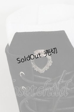 画像3: DimMoire / HeartCore編み上げブーツ M ブラック スウェード T-26-02-25-033-0-SH-IG-ZTK039