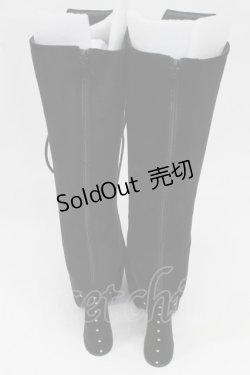 画像4: DimMoire / HeartCore編み上げブーツ M ブラック スウェード T-26-02-25-033-0-SH-IG-ZTK039