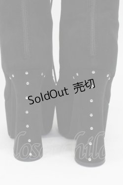 画像5: DimMoire / HeartCore編み上げブーツ M ブラック スウェード T-26-02-25-033-0-SH-IG-ZTK039