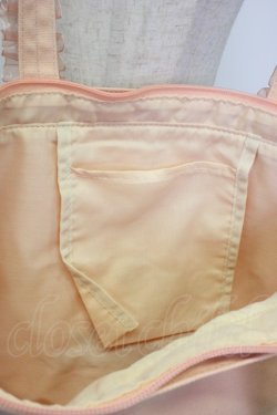 画像6: Fi.n.t / ノベルティフリルハンドルトートバッグ  サーモンピンク T-26-02-25-004-CA-BG-IG-ZT